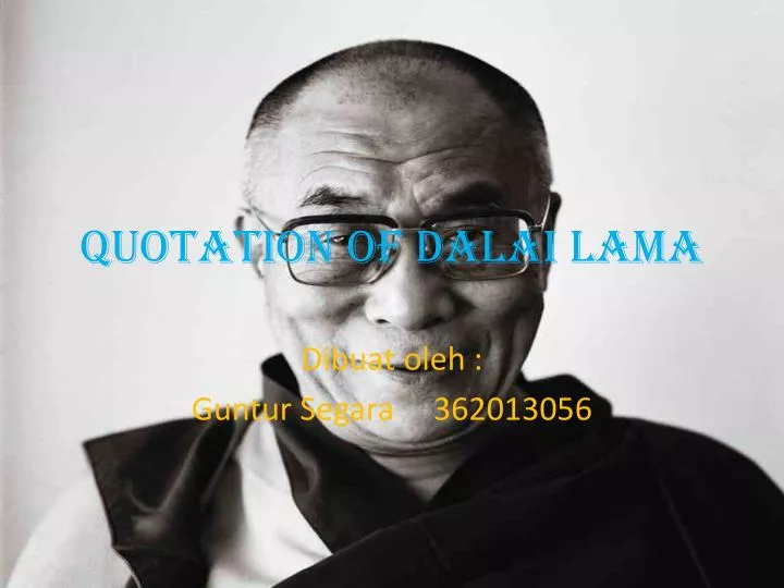 quotation of dalai lama