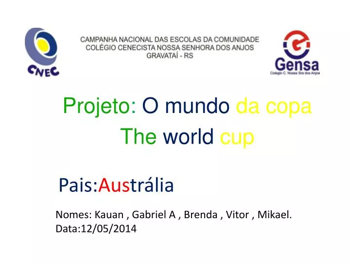 projeto o mundo da copa the world cup