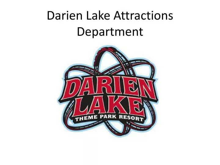 darien lake attractions department