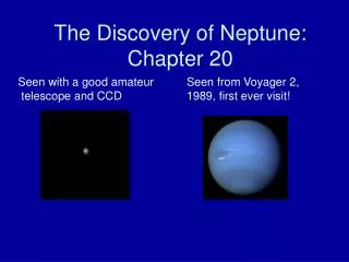 The Discovery of Neptune: Chapter 20