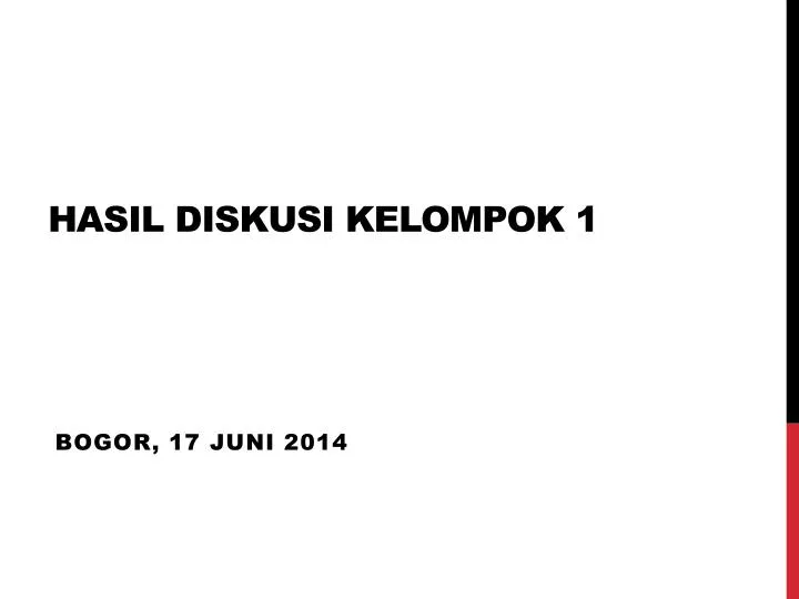 hasil diskusi kelompok 1