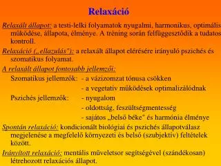 r elax ci