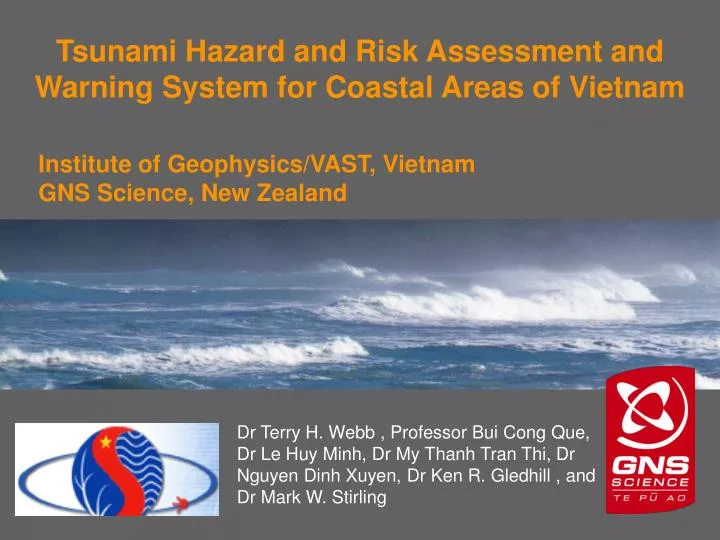 tsunami hazard and risk assessment and warning system for coastal areas of vietnam