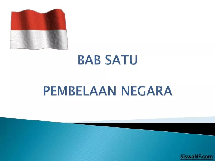 bab satu pembelaan negara