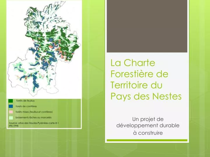 la charte foresti re de territoire du pays des nestes