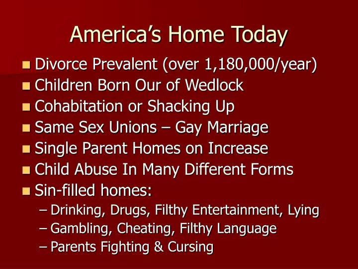 america s home today