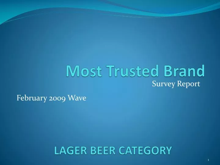 lager beer category