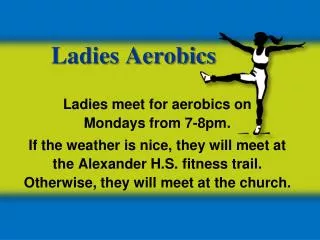 Ladies Aerobics