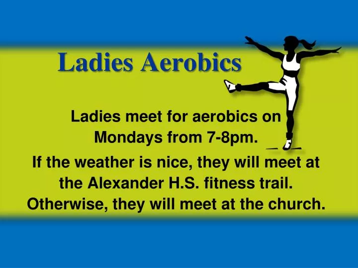 ladies aerobics