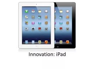 Innovation: iPad