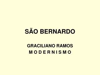 s o bernardo