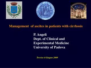 Management of ascites in patients with cirrhosis