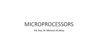 MICROPROCESSORS