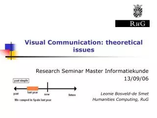 Visual Communication: theoretical issues
