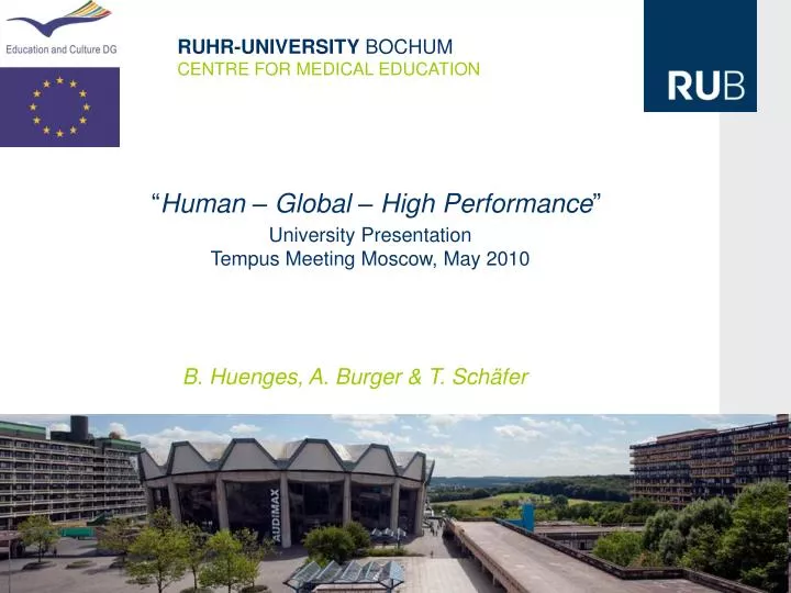 human global high performance university presentation tempus meeting moscow may 2010