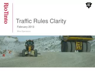 Traffic Rules Clarity