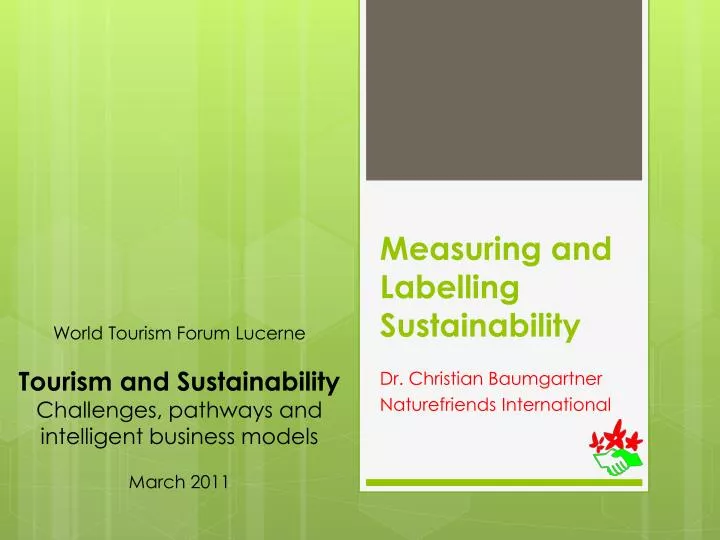 measuring and labelling sustainability