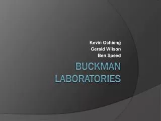 Buckman Laboratories