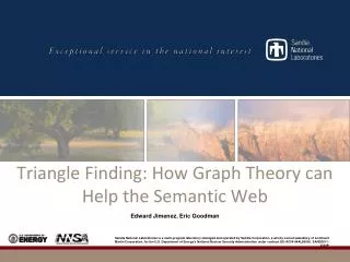 Triangle Finding: How Graph Theory can Help the Semantic Web