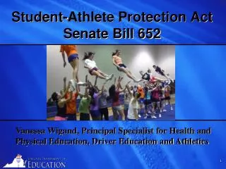 Student-Athlete Protection Act Senate Bill 652