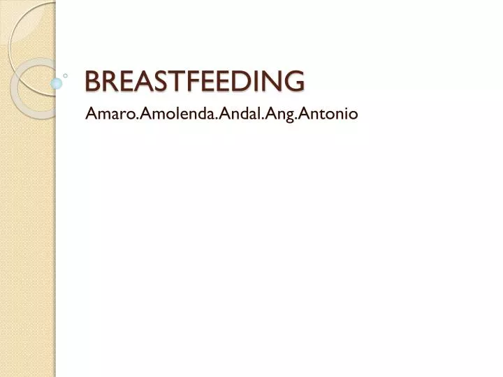 breastfeeding