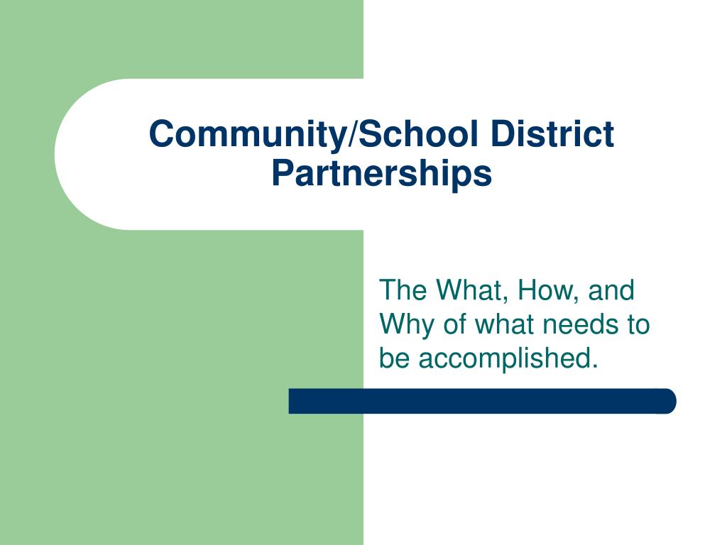 PPT - Building Effective Partnerships: Elevating Community and School ...