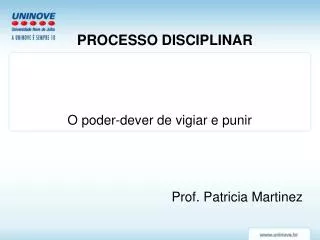 processo disciplinar