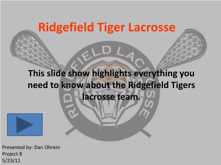 ridgefield tiger lacrosse