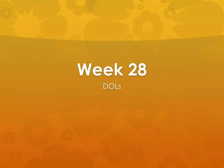 week 28