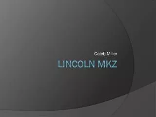Lincoln MKZ