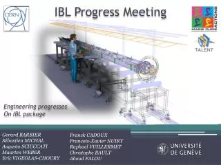 IBL Progress Meeting