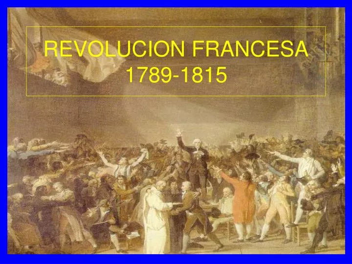 revolucion francesa 1789 1815