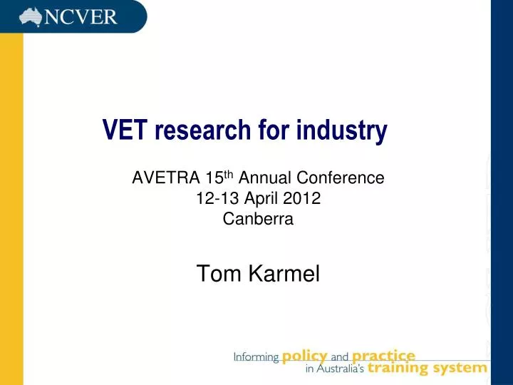 vet research for industry