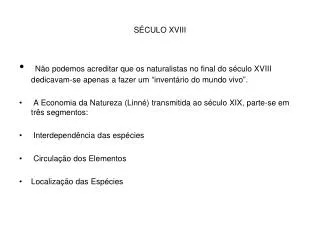 s culo xviii