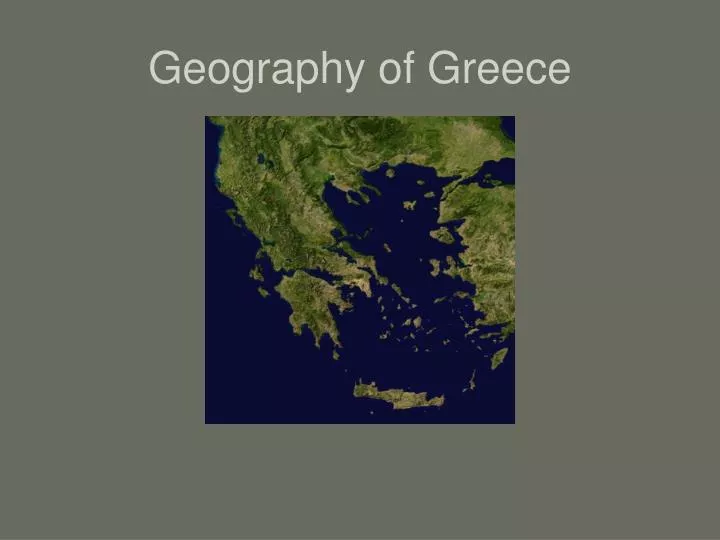 geography of greece