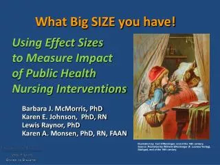What Big SIZE you have! Using Effect Sizes to Measure Impact of Public Health