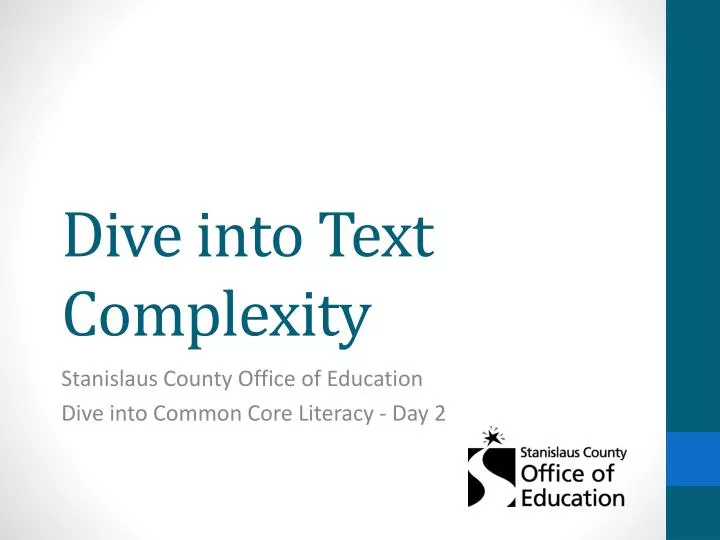 dive into text complexity