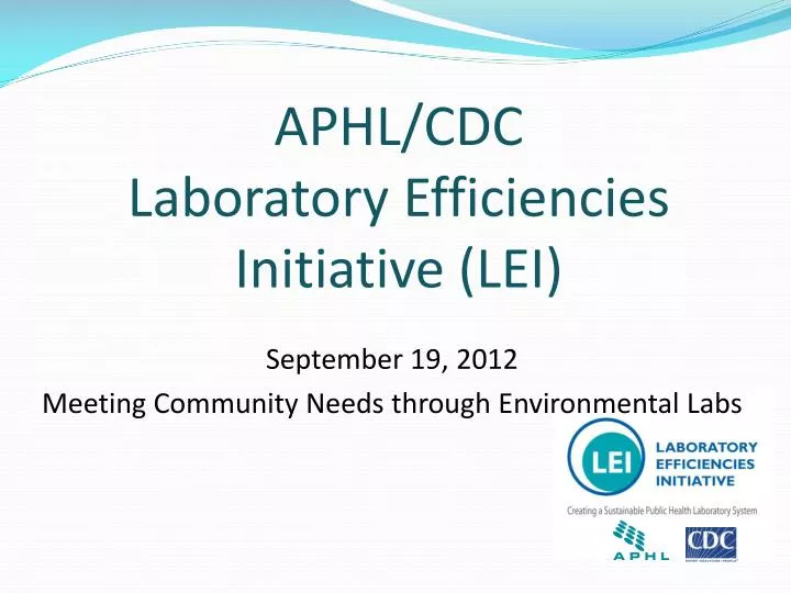 september 19 2012 meeting community needs t hrough environmental labs
