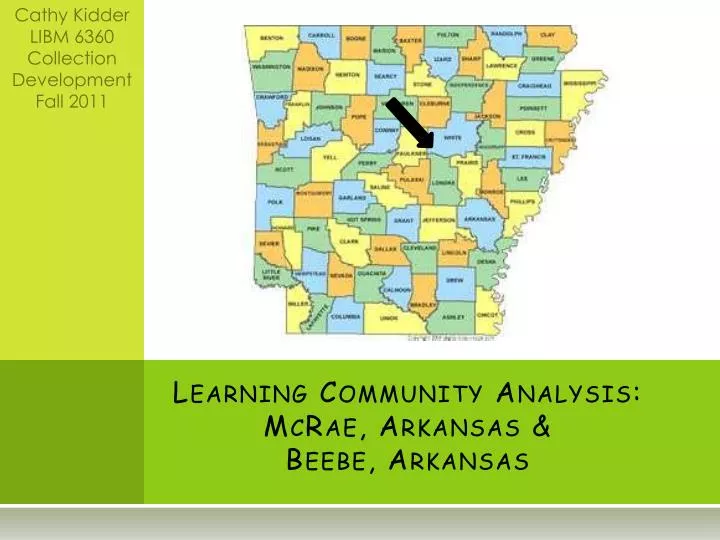 learning community analysis mcrae arkansas beebe arkansas