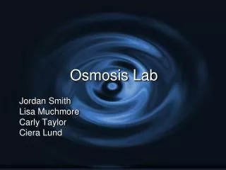 Osmosis Lab