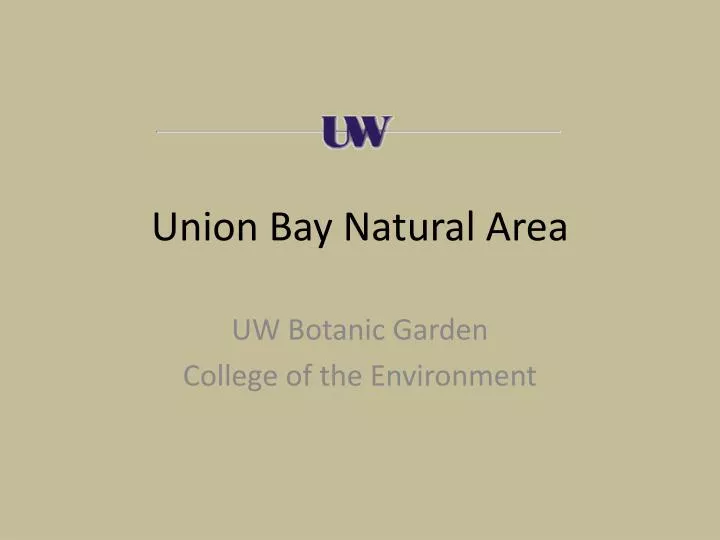 union bay natural area