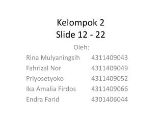 kelompok 2 slide 12 22