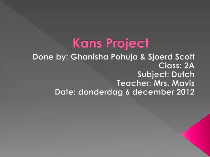 kans project
