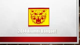 2014 Alumni Banquet