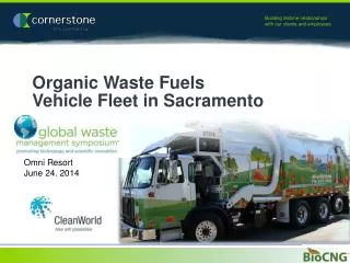 Organic Waste Fuels Vehicle Fleet in Sacramento