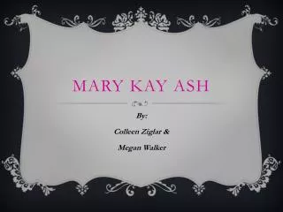 Mary Kay Ash