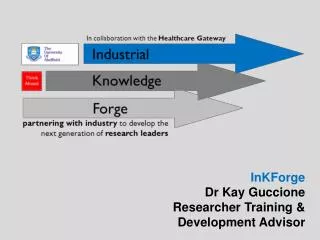 InKForge Dr Kay Guccione Researcher Training &amp; Development Advisor