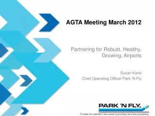 AGTA Meeting March 2012