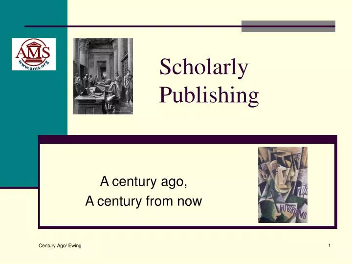 scholarly publishing