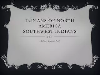 Indians of North America Southwest Indians